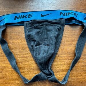New Men’s Black Nike Jock Strap. Size medium.